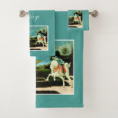 Middeleeuwse Sint-Joris en de Drago Bad Handdoek (Insitu)