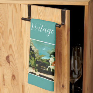 Middeleeuwse Sint-Joris en de Drago Theedoek