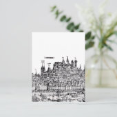 Middeleeuwse stad Neurenberg in Duitsland Briefkaart (Staand voorkant)