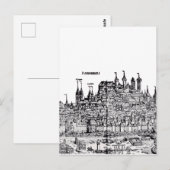 Middeleeuwse stad Neurenberg in Duitsland Briefkaart (Voorkant / Achterkant)