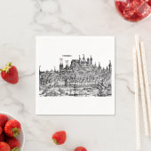 Middeleeuwse stad Neurenberg in Duitsland Servet (Insitu)