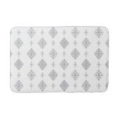 Middeleeuwse Starbursts Diamonds Light Grey Badmat (Voorkant)