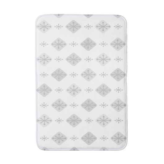 Middeleeuwse Starbursts Diamonds Light Grey Badmat (Voorkant Verticaal)