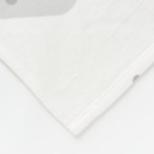 Middeleeuwse Starbursts Diamonds Light Grey Fleece Deken (Hoek)