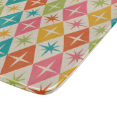 Middeleeuwse Starbursts op kleurrijke diamanten Snijplank (Hoek)