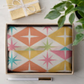 Middeleeuwse Starbursts op kleurrijke diamanten Tissuepapier (Geschenk)