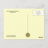 MIDDELEEUWSE STEEG 'S NACHTS IN FLORENCE BRIEFKAART (Achterkant)