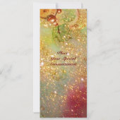 MIDDELEEUWSE STEEG 'S NACHTS IN FLORENCE,rood geel Aankondiging (Achterkant)