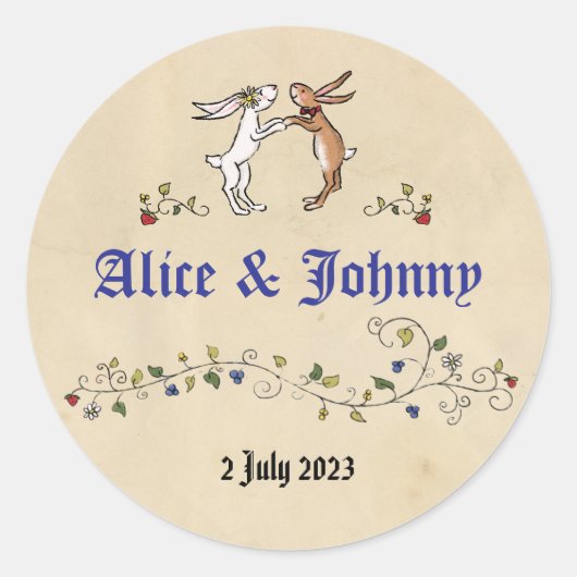 Middeleeuwse stickers (Voorkant)