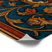 Middeleeuwse stijl aanpasbaar welkomstbord poster (Hoek)