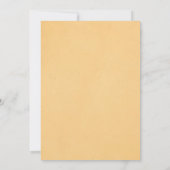 Middeleeuwse stijl Elegant Baby shower Uitnodiging (Achterkant)