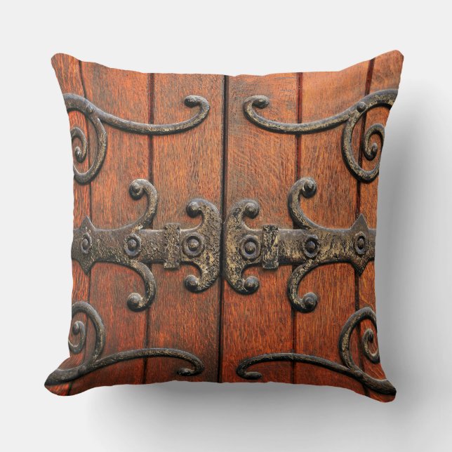 Middeleeuwse stijl kussen met gotische decoratie (Voorkant)