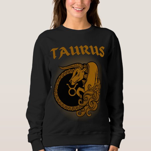Middeleeuwse stijl Zodiac Taurus Trui (Voorkant)