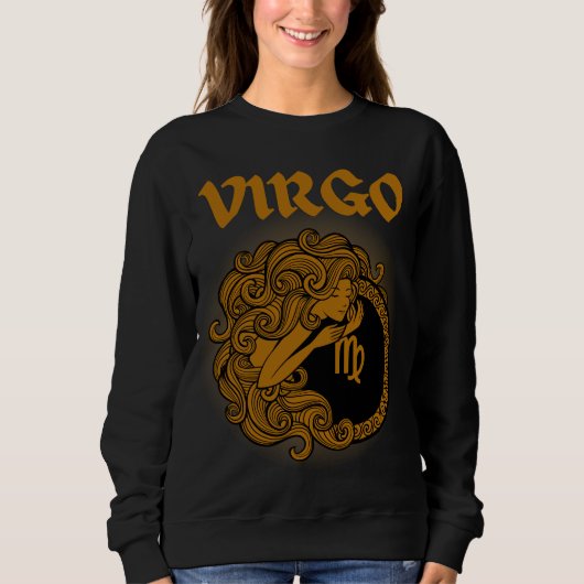 Middeleeuwse stijl Zodiac Virgo Trui (Voorkant)