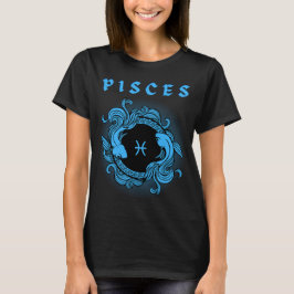 Middeleeuwse stijl Zodiac Vissen T-shirt