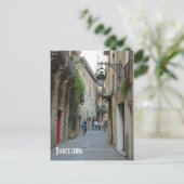 Middeleeuwse straat briefkaart (Staand voorkant)