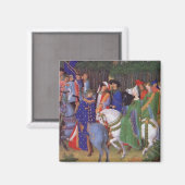 Middeleeuwse trouwstoet magneet (Voorkant / Achterkant)