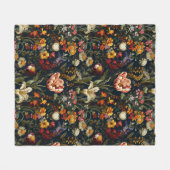 Middeleeuwse tuin fleece deken (Voorkant (Horizontaal))
