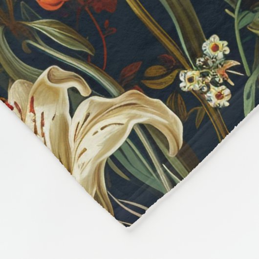 Middeleeuwse tuin fleece deken (Hoek)