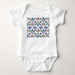 Middeleeuwse Turkse Tegels: Bloemen Ornament. Romper