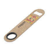 Middeleeuwse verlichte brief A-monogram Speed Flessenopener (Voorkant Gekanteld)