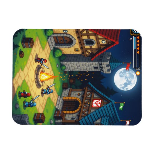 middeleeuwse verzameling magneet (Horizontaal)