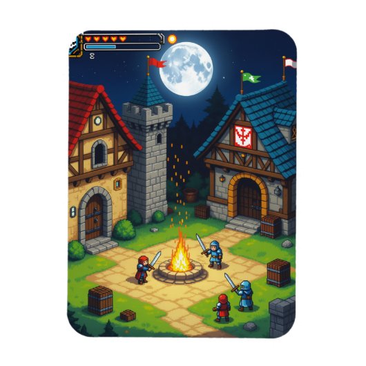 middeleeuwse verzameling magneet (Verticaal)