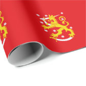 Middeleeuwse vlag van Finland Cadeaupapier (Rol Hoek)