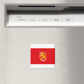 Middeleeuwse vlag van Finland Magneet (Insitu (Vaatwasser))