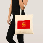 Middeleeuwse vlag van Finland Tote Bag (Voorkant (product))