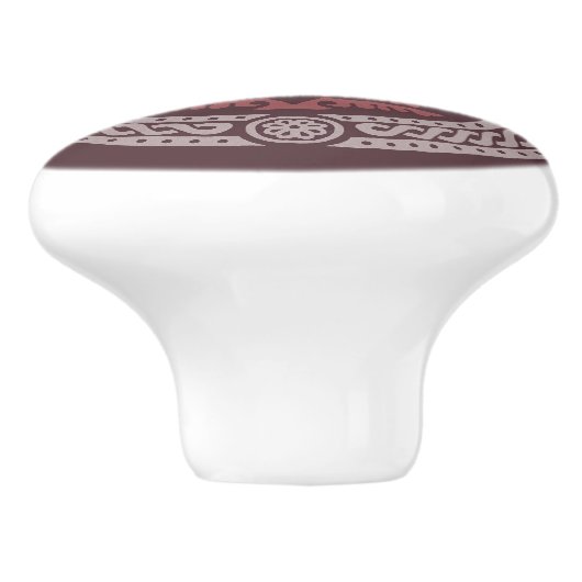 middeleeuwse vogels keramische knop (Zijkant)