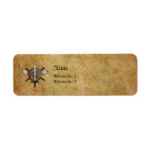 Middeleeuwse wapens etiket (Voorkant)