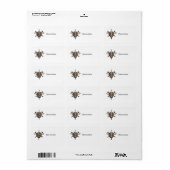 Middeleeuwse wapens etiket (Full Sheet)