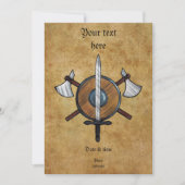 Middeleeuwse wapens kaart (Voorkant)