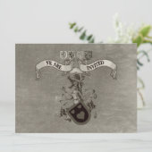 Middeleeuwse wapenweddenschappen kaart (Staand voorkant)