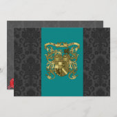 Middeleeuwse wapenweddenschappen kaart (Voorkant / Achterkant)