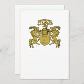 Middeleeuwse wapenweddenschappen kaart (Voorkant / Achterkant)