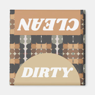 Middeleeuwse Wash Dry Vaatwasser Magneet