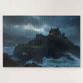 Middeleeuwse Welshe Kasteel Legpuzzel