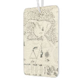 Middeleeuwse Wereldkaart Quebec Nouvelle-Frankrijk Luchtverfrisser (Links)