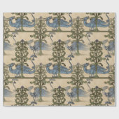 Middeleeuwse Yule Dragon betegeld Cadeaupapier (Vlak)