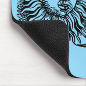 Middeleeuwse zon en maan muismat (Hoek)