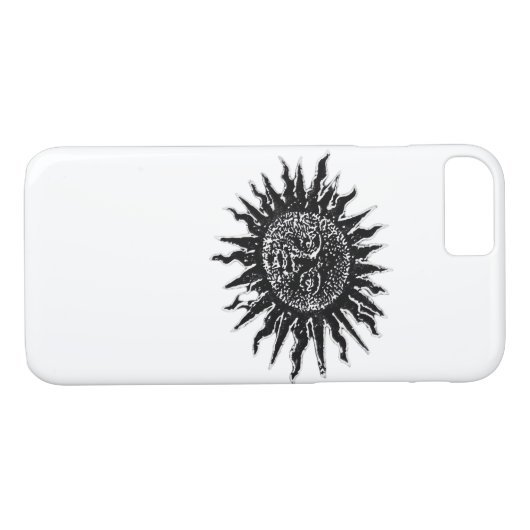 Middeleeuwse zongravure - Whimsigoth Esthetisch - Case-Mate iPhone Case (Achterkant (Horizontaal))