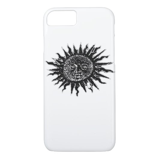 Middeleeuwse zongravure - Whimsigoth Esthetisch -  Case-Mate iPhone Case (Achterkant)