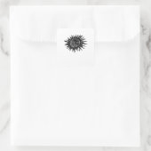 Middeleeuwse zongravure - Whimsigoth Esthetisch -  Vierkante Sticker (Tas)