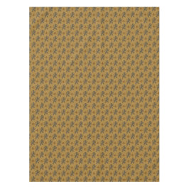 middeleeuwse zwarte luiers met de olievleuren in d tafelkleed