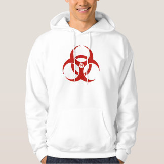 Middelen in roodbiohazard Style Basic Hooded Sweat Hoodie