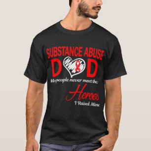 Middelenmisbruik Papa Ik Hielp De Mijne T-shirt