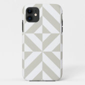 Middelgrijs geometrische decobeugel Case-Mate iPhone case (Achterkant)