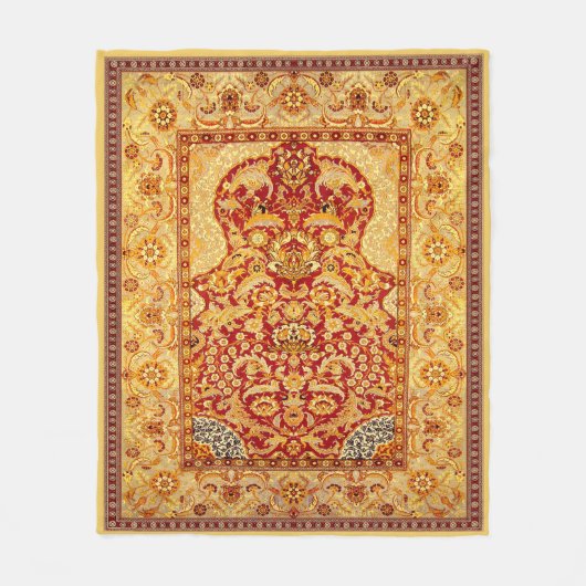 Middelgroot 1-Person Wasbare moslim Prayer Rug 50  Fleece Deken (Voorkant)